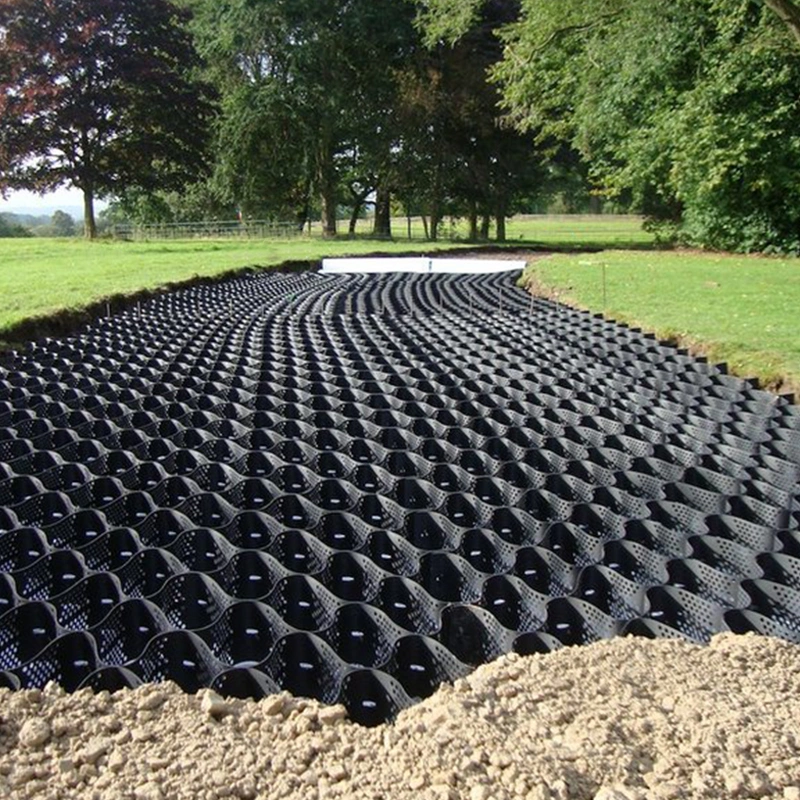 Anti corrosione 50mm Hdpe Geocell per rinforzo del suolo Road Hill Slope 3
