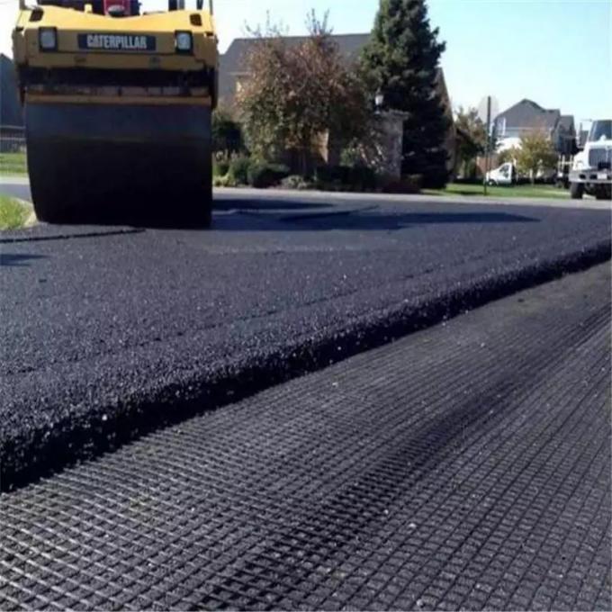 Geogrid di fibra di vetro ad alta resistenza alla trazione per asfalto rinforzo strada stradale 7