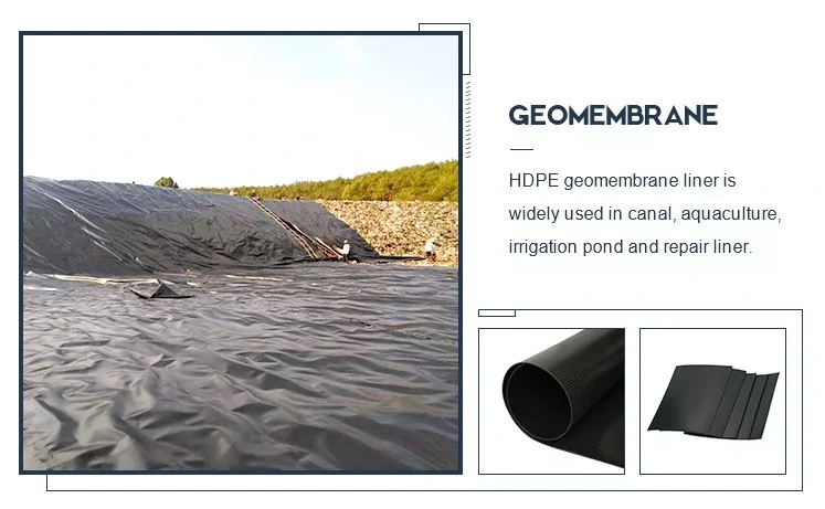 Geomembrana in HDPE impermeabile anti infiltrazione 0,2 mm - 2,5 mm per discarica 3