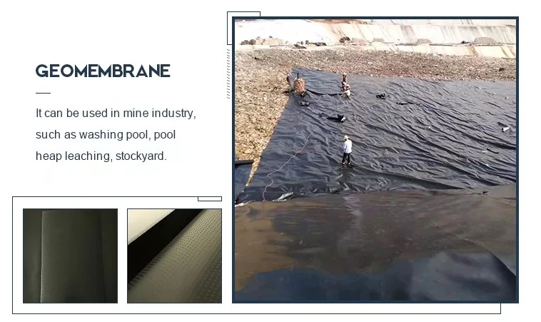 Geomembrana in HDPE impermeabile anti infiltrazione 0,2 mm - 2,5 mm per discarica 6