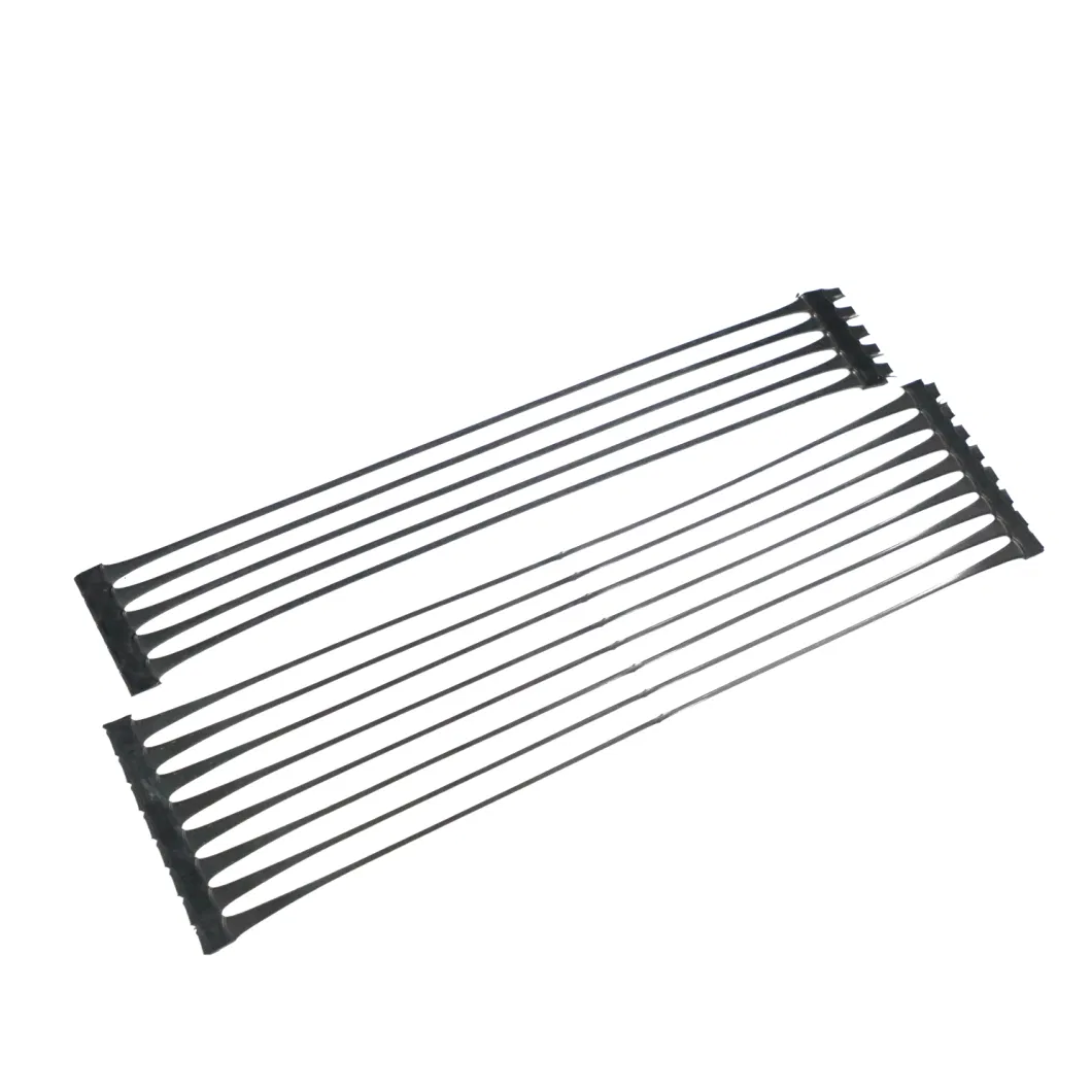 30kn 40kn Griglia di maglia PP Geogrid monoassiale di plastica per il rinforzo delle strade 2