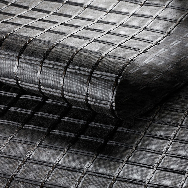 Geotessili non tessuti di fibre di vetro geogrid rinforzati 0