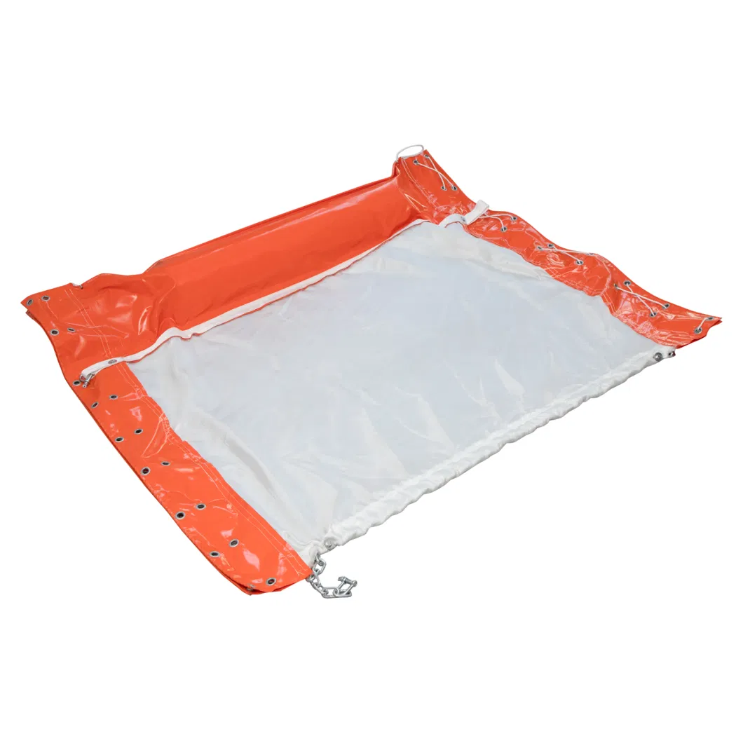 Silt Curtain Pvc galleggiante Silt Curtain Containment Boom Eco Friendly Oil Spilling Boom 4