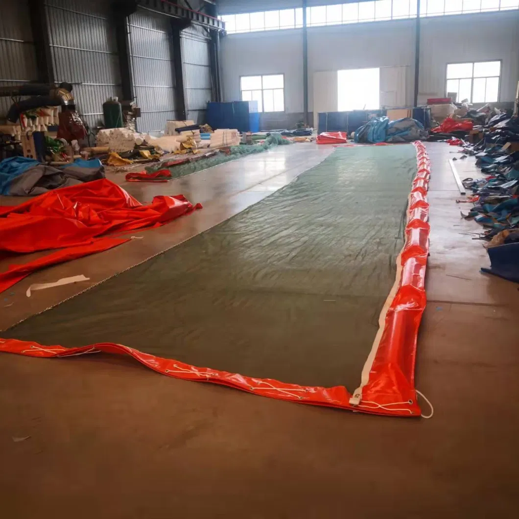 Silt Curtain Pvc galleggiante Silt Curtain Containment Boom Eco Friendly Oil Spilling Boom 7