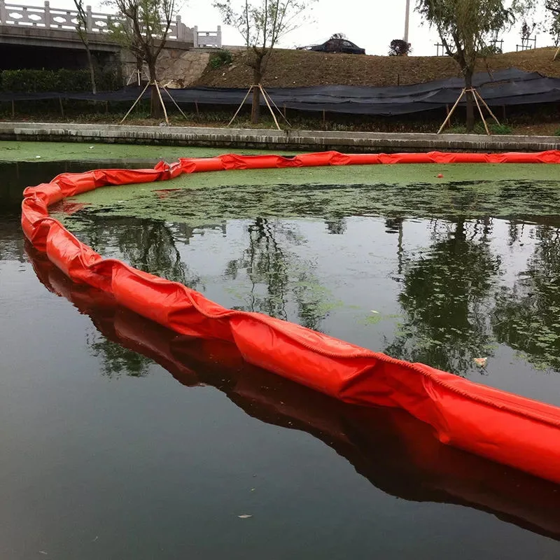 Silt Curtain Pvc galleggiante Silt Curtain Containment Boom Eco Friendly Oil Spilling Boom 11