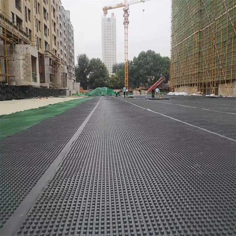 Progetto di rivestimento della membrana di drenaggio a fossette PVC Tavola di drenaggio a fossette perforata Lavoro di fondamento Soluzione idrica Soluzione idrica 14