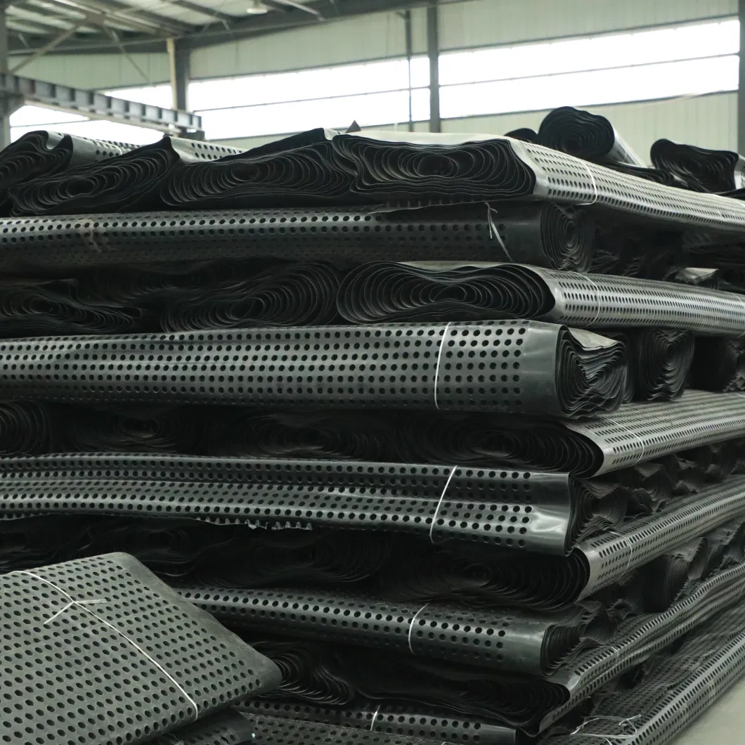Progetto di rivestimento della membrana di drenaggio a fossette PVC Tavola di drenaggio a fossette perforata Lavoro di fondamento Soluzione idrica Soluzione idrica 21