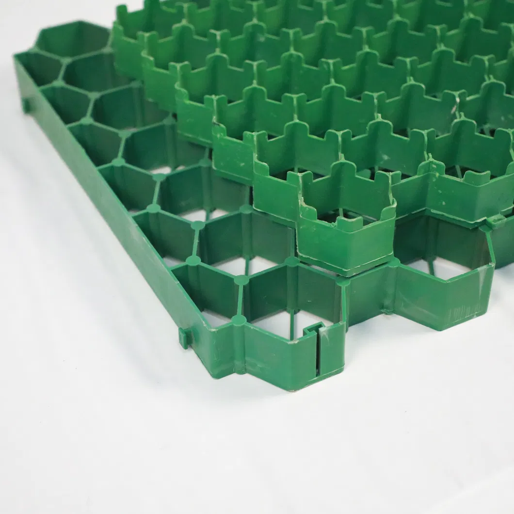 Griglia stabilizzatrice di prato in HDPE per parcheggio, tetto esterno, giardino, pavimenti permeabili, interconnessione 3