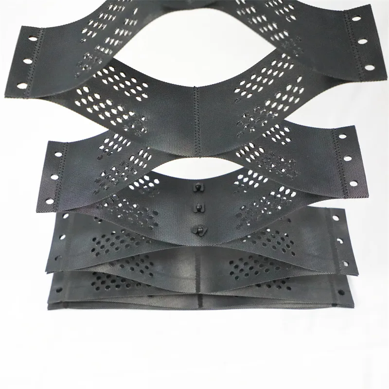 Alto nido di miele nero HDPE Geocell rinforzo via strada per strada ghiaia stabilizzatore griglia parete di sostegno argine 4