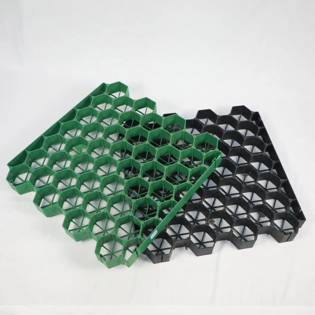 Pavimenti di plastica per griglie di erba HDPE Pavimenti di ghiaia per griglie di plastica nel giardino del parcheggio 3