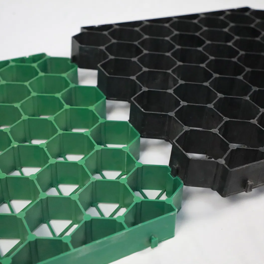 Pavimenti di plastica per griglie di erba HDPE Pavimenti di ghiaia per griglie di plastica nel giardino del parcheggio 6