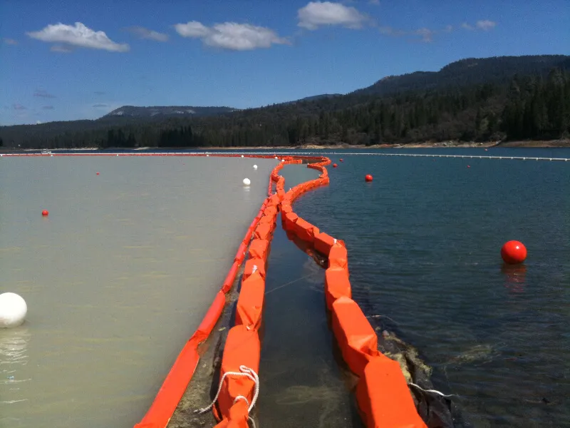 Permeabile acquatico galleggiante Silt Curtain PVC Silt Curtain Boom Silt Curtain PVC Oil Boom Containment Fence Silt Curtain 11
