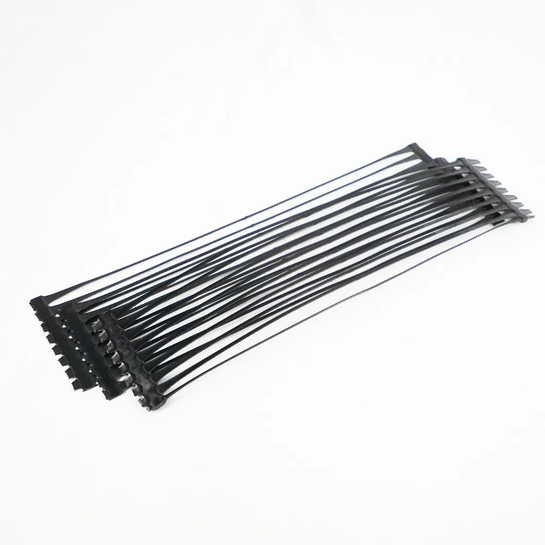 Stabilizzatore di terra a griglia di poliestere geogrid unidirezionale in plastica di PP PE per il rinforzo del suolo 7