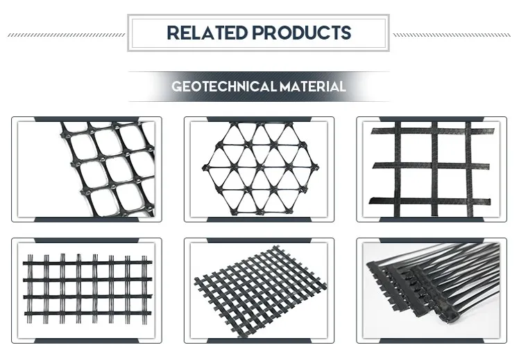 Alta resistenza alla tensione Saldatura biassiale Acciaio Terracotta plastica composita Geogrid Per la stabilizzazione del suolo, caratteristica anti-erosione 6