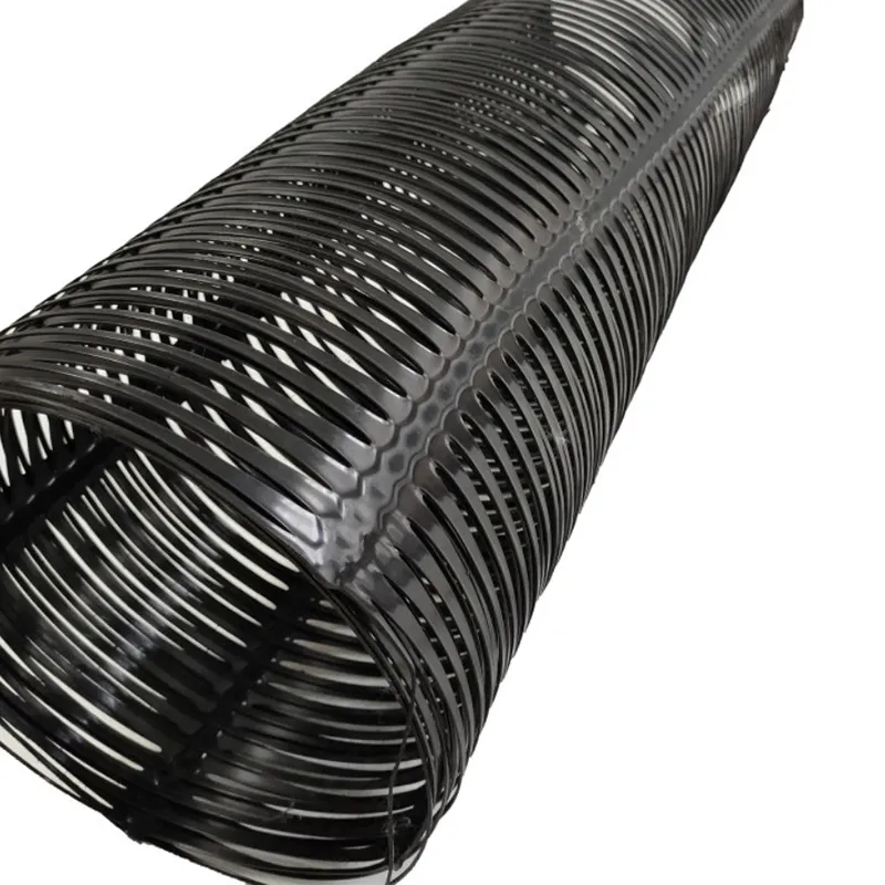 Plastico polipropilene PE unidirezionale uniaxiale di trazione Geogrid di plastica per il rinforzo del pavimento stradale 0