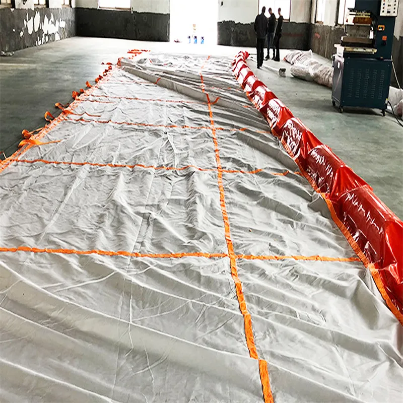 Barriera Antisedimento Galleggiante in PVC, Barriera di Contenimento per Sedimenti, Braccio per Contenimento di Sversamenti di Petrolio Eco-compatibile, Barriera Galleggiante per Ambienti Acquatici 5