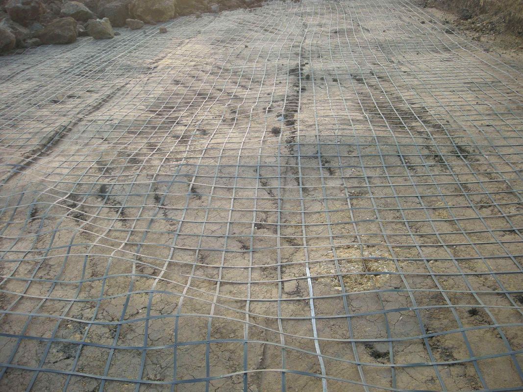 Allungamento bidirezionale dell'ANIMALE DOMESTICO che salda il distributore commerciale integrato biassiale dei prodotti di Geogrid
