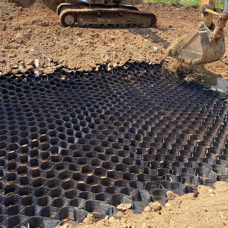 Anti corrosione 50mm Hdpe Geocell per rinforzo del suolo Road Hill Slope