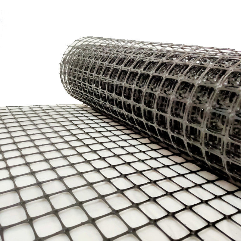 Retardante del fuoco PP Biassiale Geogrid per miniere di carbone Anti-infiammazione / PP Biassiale Plastico Estruso Geogrid per Stabilizzatori del Suolo