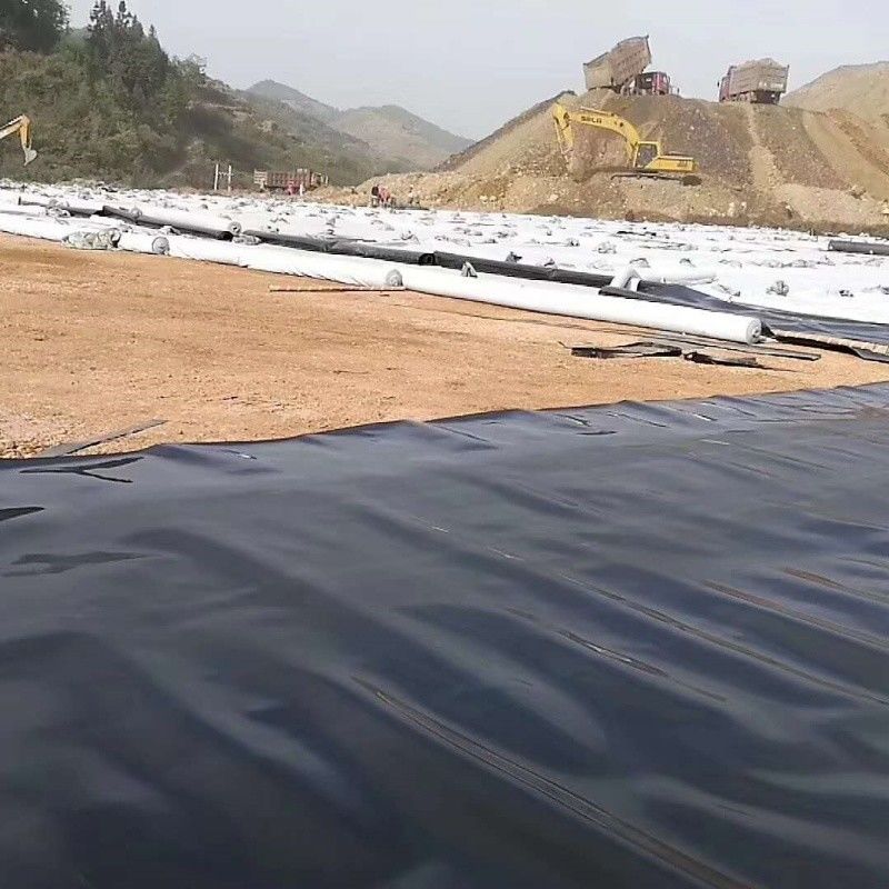 Liner impermeabilizzante a geomembrana in HDPE / Liner per piscina / Digestore di biogas per discariche di materiali da costruzione stradale Georid