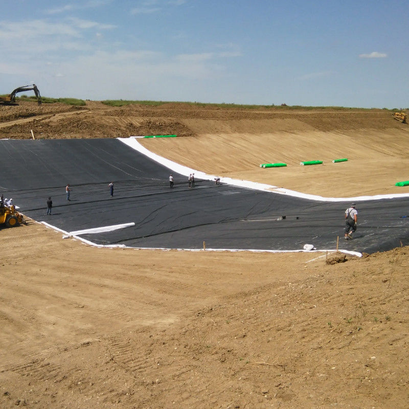 Geomembrana HDPE/LDPE 1.0mm/1.5mm/2.0mm Per impermeabilizzazione / rivestimento di stagni di pesce / discarica / lago artificiale / miniera / diga / rivestimento di piscina