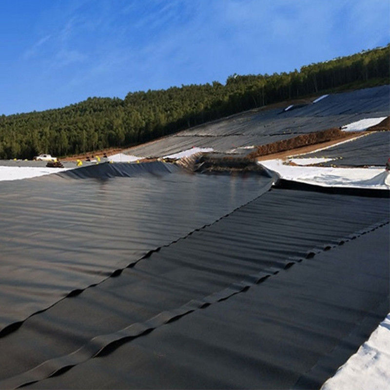 Geomembrana HDPE/LDPE 1.0mm/1.5mm/2.0mm Per impermeabilizzazione / rivestimento di stagni di pesce / discarica / lago artificiale / miniera / diga / rivestimento di piscina