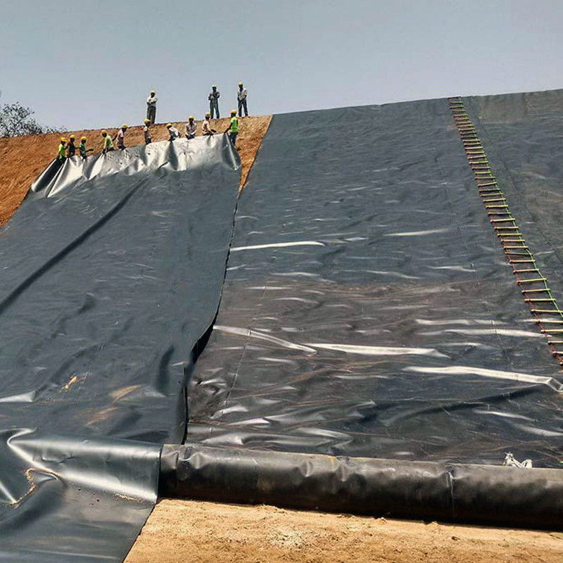 Geomembrana HDPE/LDPE 1.0mm/1.5mm/2.0mm Per impermeabilizzazione / rivestimento di stagni di pesce / discarica / lago artificiale / miniera / diga / rivestimento di piscina