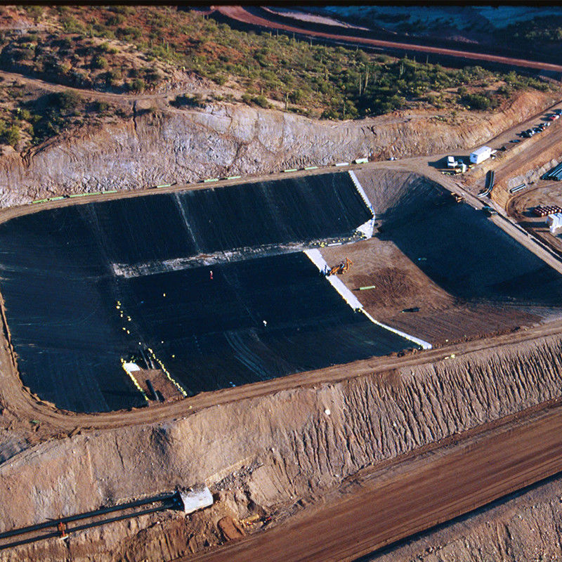 Geomembrana 100% vergine ASTM anti-siqueazione impermeabile HDPE LDPE LLDPE Per l'estrazione mineraria di bacini di stagni