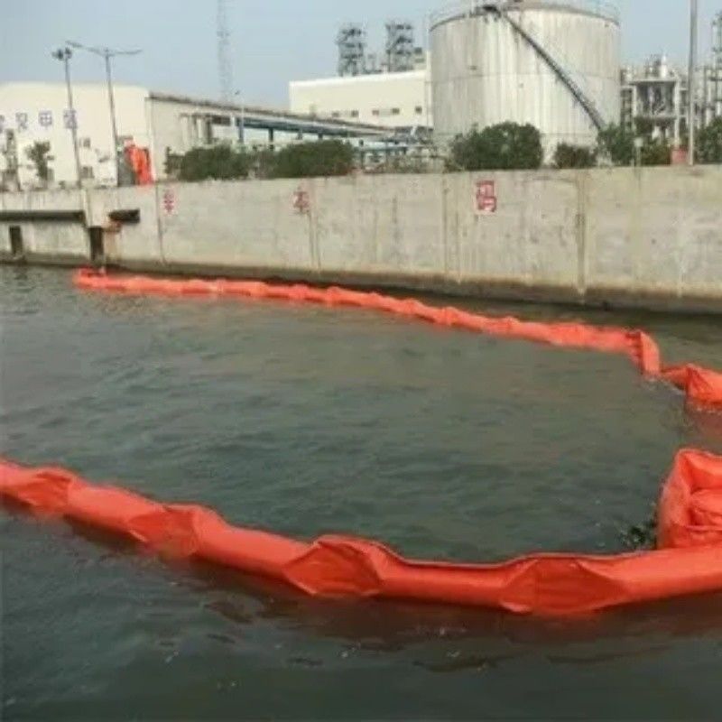 Silt Curtain PVC Floating Silt Curtain Containment Boom Eco Friendly Oil Spilling Boom Silt Curtain per l'ambiente acquatico