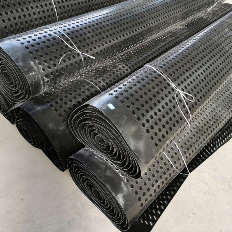 Progetto di rivestimento della membrana di drenaggio a fossette PVC Tavola di drenaggio a fossette perforata Lavoro di fondamento Soluzione idrica Soluzione idrica