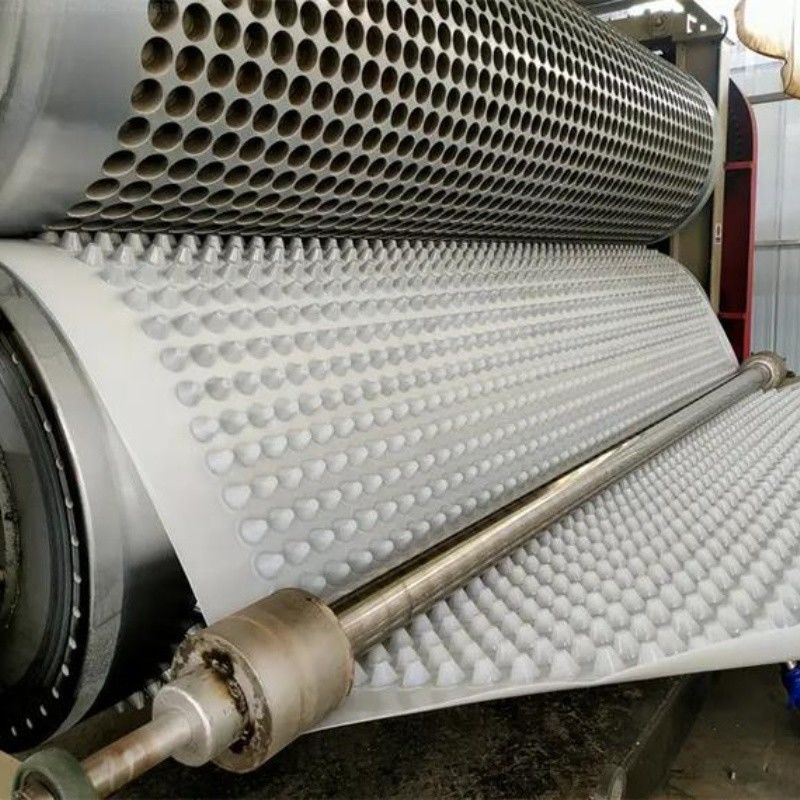 Progetto di rivestimento della membrana di drenaggio a fossette PVC Tavola di drenaggio a fossette perforata Lavoro di fondamento Soluzione idrica Soluzione idrica