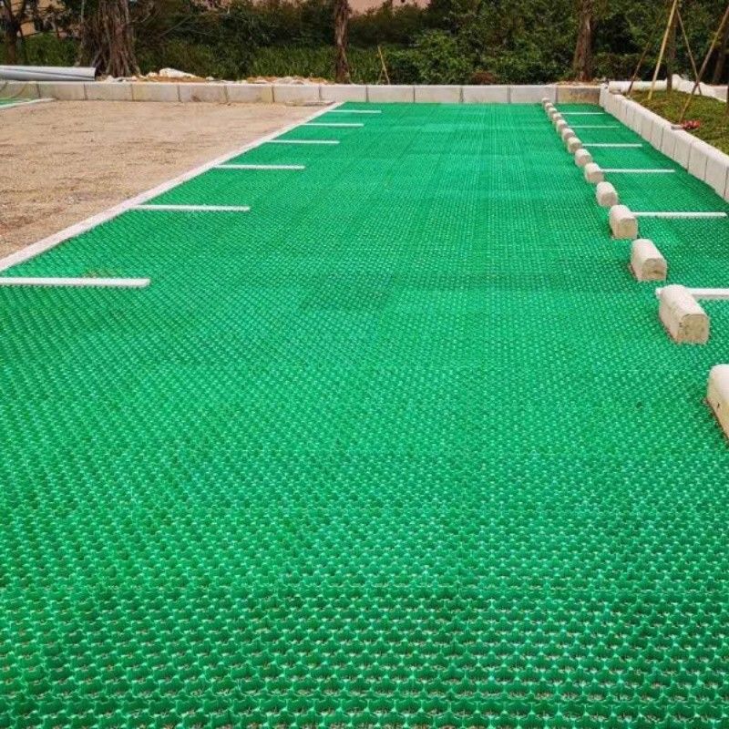 Griglia stabilizzatrice di prato in HDPE per parcheggio, tetto esterno, giardino, pavimenti permeabili, interconnessione