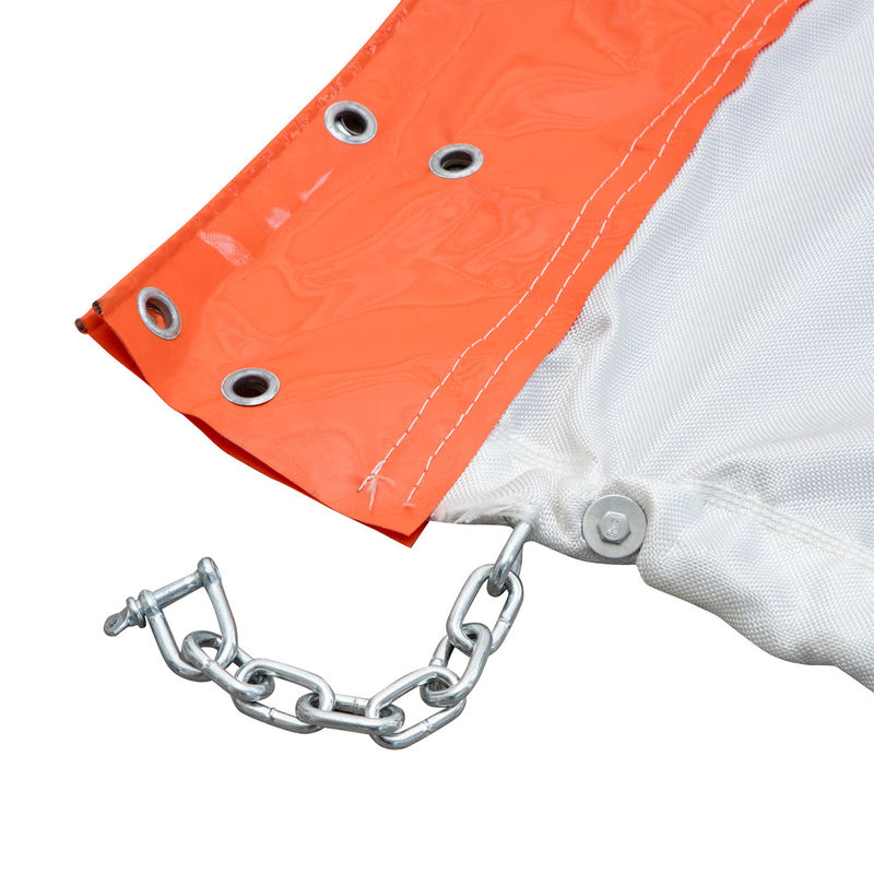 Permeabile per l'acqua e galleggiante per ambienti acquatici Eco-friendly Oil Spilling Boom PVC galleggiante