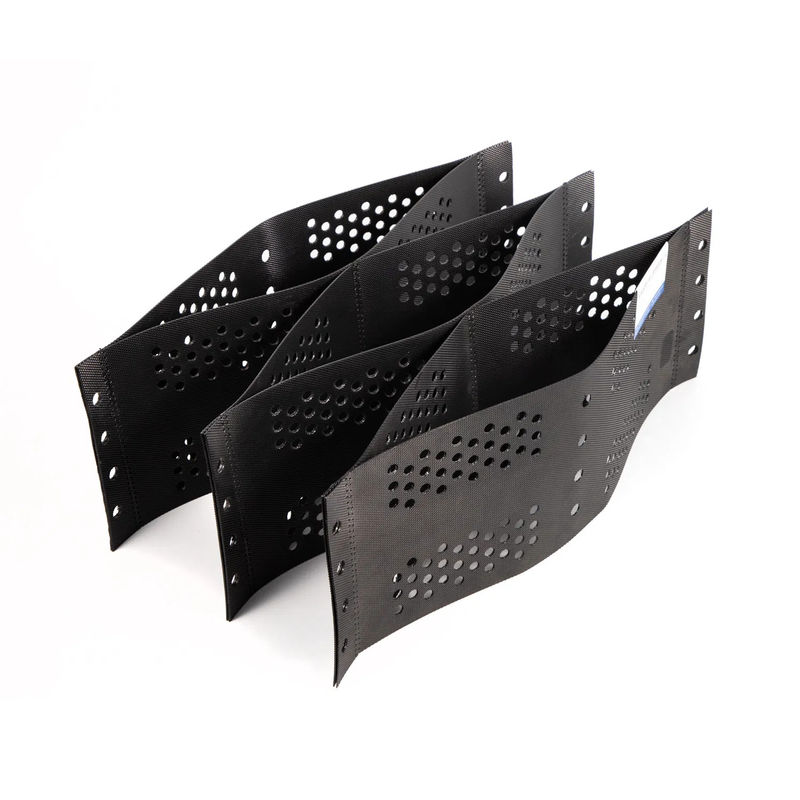 250mm 75mm 100mm 150mm Geocell Hdpe Alta texture HDPE Griglia di ghiaia in ciotola di miele Geocell di plastica Prezzo di fabbrica diretto