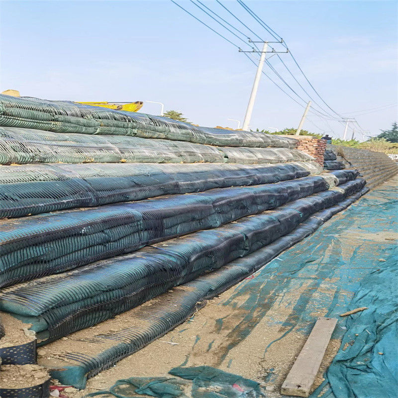Stabilizzatore di terra a griglia di poliestere geogrid unidirezionale in plastica di PP PE per il rinforzo del suolo