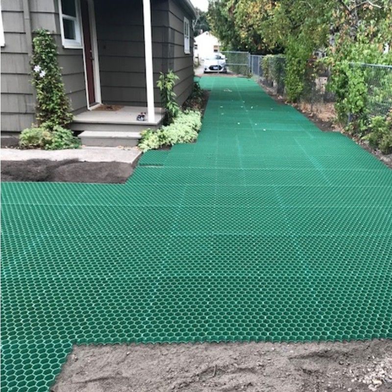 Pavimentatore di erba tappeto di plastica griglia di erba prato ghiaia pavimentazione griglia di strada griglia per ghiaia griglia di erba
