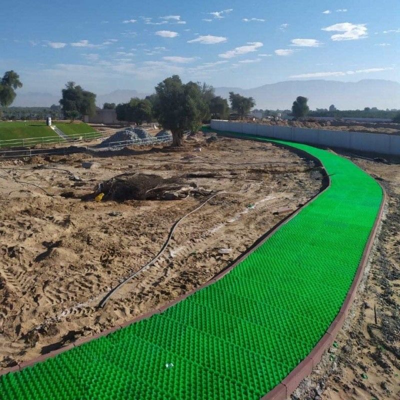Pavimentatore di erba tappeto di plastica griglia di erba prato ghiaia pavimentazione griglia di strada griglia per ghiaia griglia di erba