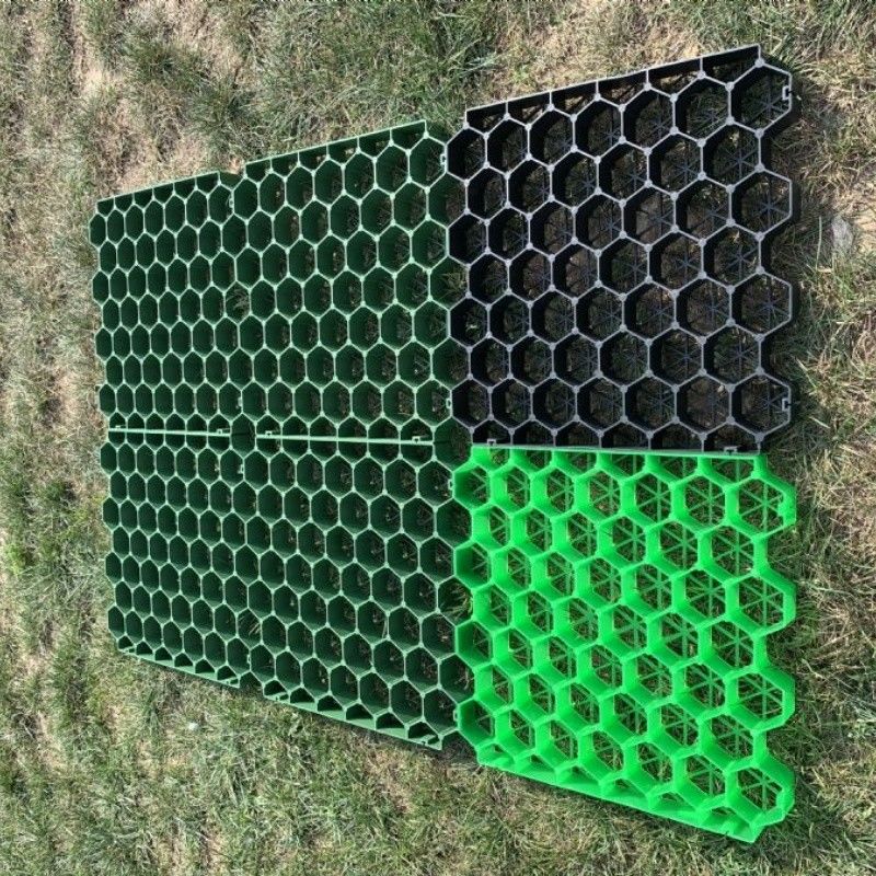 Pavimentatore di erba tappeto di plastica griglia di erba prato ghiaia pavimentazione griglia di strada griglia per ghiaia griglia di erba