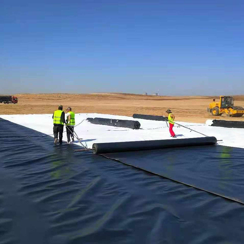 0.75mm 1mm anti-siccità impermeabile liscio HDPE Geomembrane Pond Liner per lo smaltimento di scorie