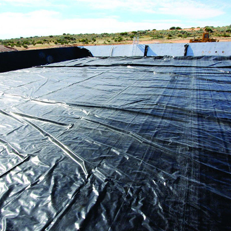 0.75mm 1mm anti-siccità impermeabile liscio HDPE Geomembrane Pond Liner per lo smaltimento di scorie