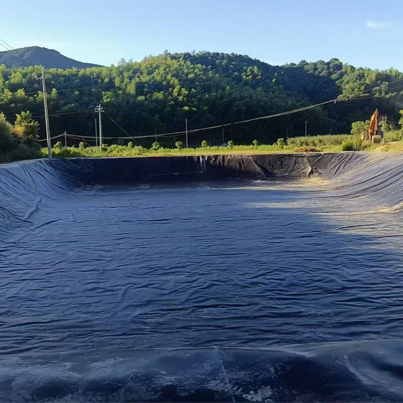 Geomembrana in HDPE con spessore di 1,0 mm e materiale vergine al 100% per il canale d'acqua