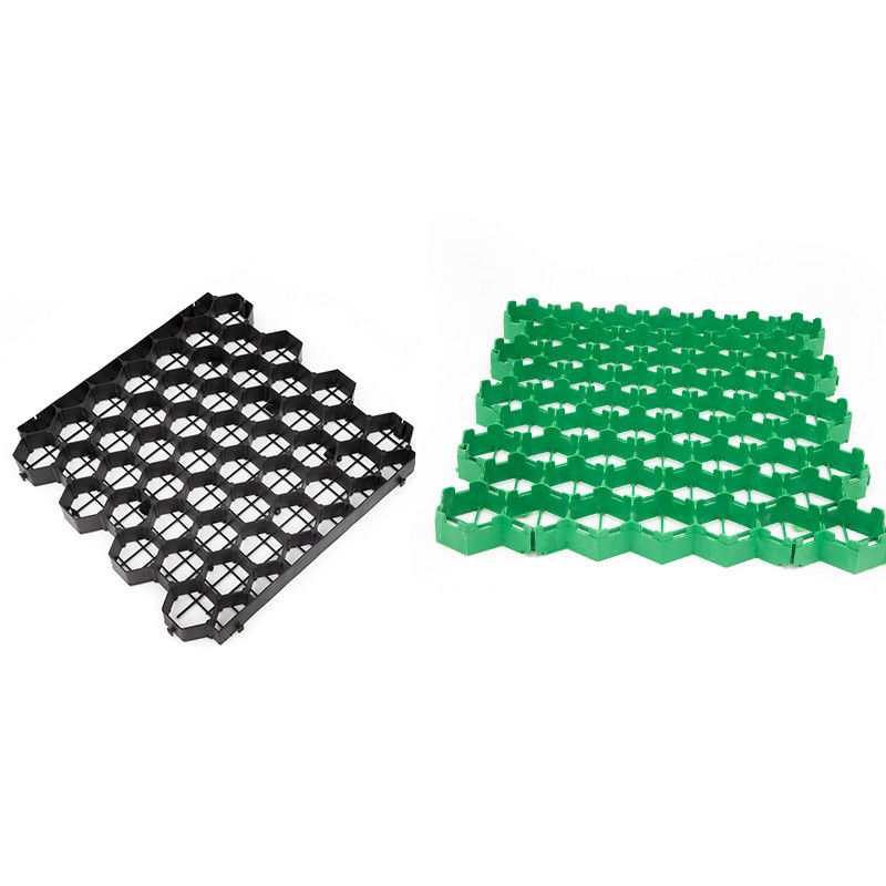 38mm/48mm/68mm Griglia di erba di plastica tappeti di protezione dell'erba HDPE Pavers Griglia per il sistema di rinforzo del terreno