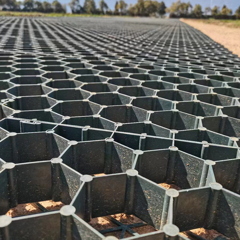 38mm/48mm/68mm Griglia di erba di plastica tappeti di protezione dell'erba HDPE Pavers Griglia per il sistema di rinforzo del terreno