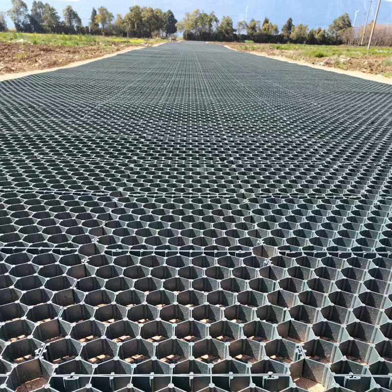 38mm/48mm/68mm Griglia di erba di plastica tappeti di protezione dell'erba HDPE Pavers Griglia per il sistema di rinforzo del terreno