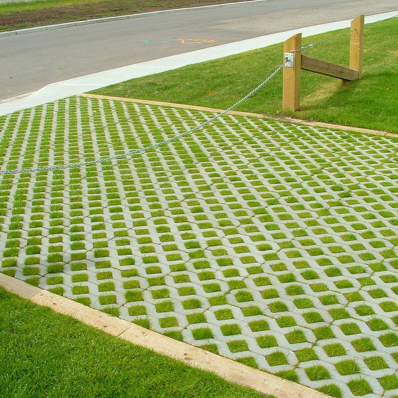 Pavimentatori in HDPE Griglia in plastica per erba Geogriglia in poliestere Plastica per parcheggio Uscita antincendio All'ingrosso Paesaggio Geocell per terreno Griglia per paddock in ghiaia