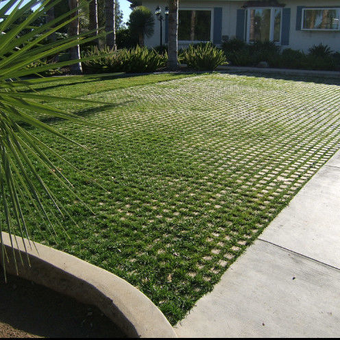 Griglia di plastica di plastica per parcheggio Fuoco uscita HDPE Pavimenti Geogrid per il paesaggio Terreno Geocelle Ghiaia Paddock Griglia