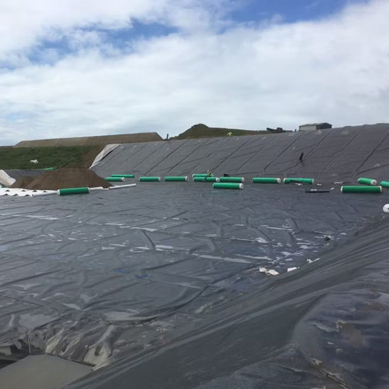 Geomembrana in HDPE impermeabile resistente ai raggi UV per laghetti, acquacoltura, agricoltura, dighe, discariche, piscicoltura, biodigestori, miniere