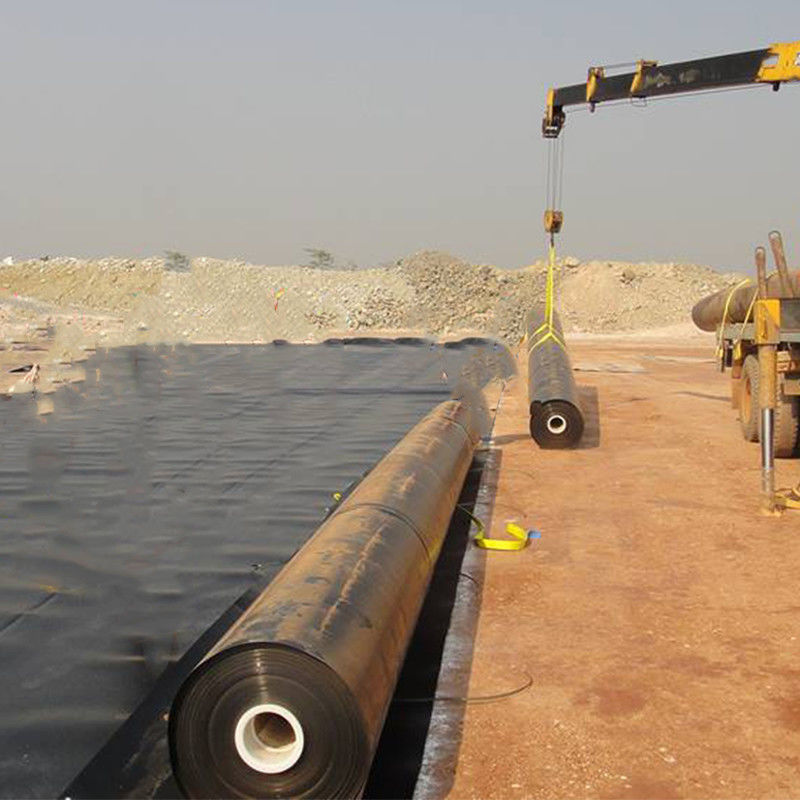 Geomembrana in HDPE impermeabile resistente ai raggi UV per laghetti, acquacoltura, agricoltura, dighe, discariche, piscicoltura, biodigestori, miniere