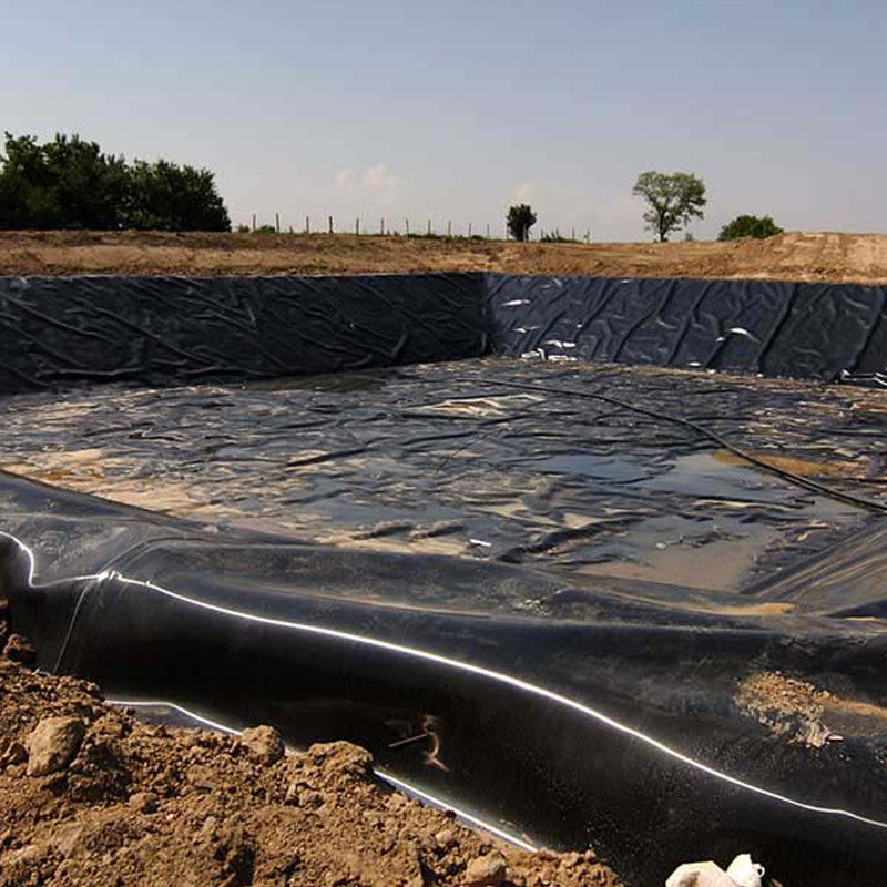Geomembrana in HDPE impermeabile resistente ai raggi UV per laghetti, acquacoltura, agricoltura, dighe, discariche, piscicoltura, biodigestori, miniere