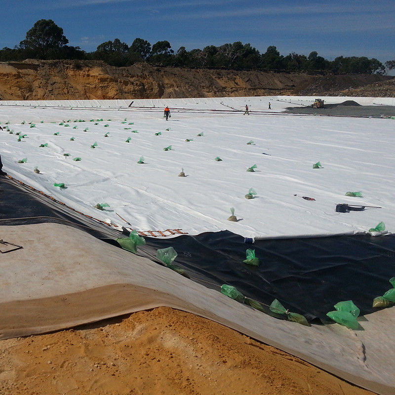 Geomembrana in HDPE impermeabile resistente ai raggi UV per laghetti, acquacoltura, agricoltura, dighe, discariche, piscicoltura, biodigestori, miniere